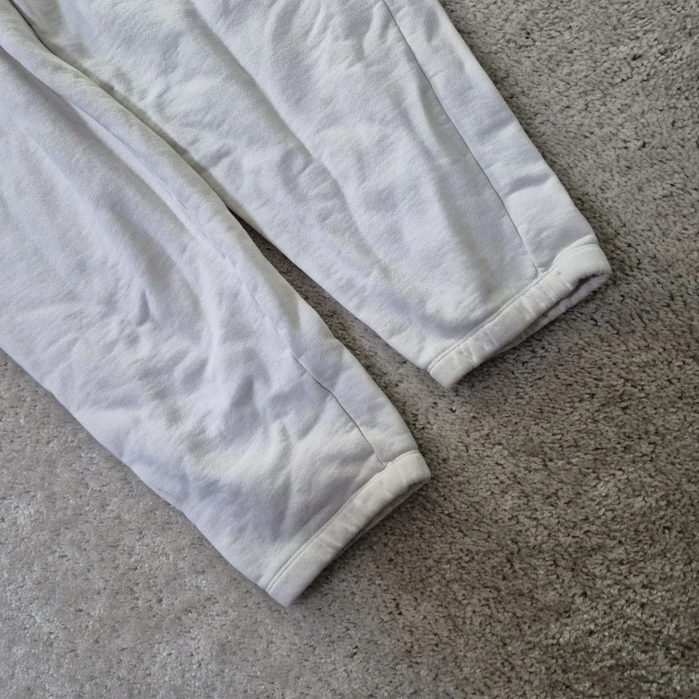Outerknown Second Spin Sweatpants Mens XL White Heavyweight Athleisure Gym Run